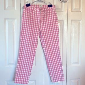 JCREW gingham pants